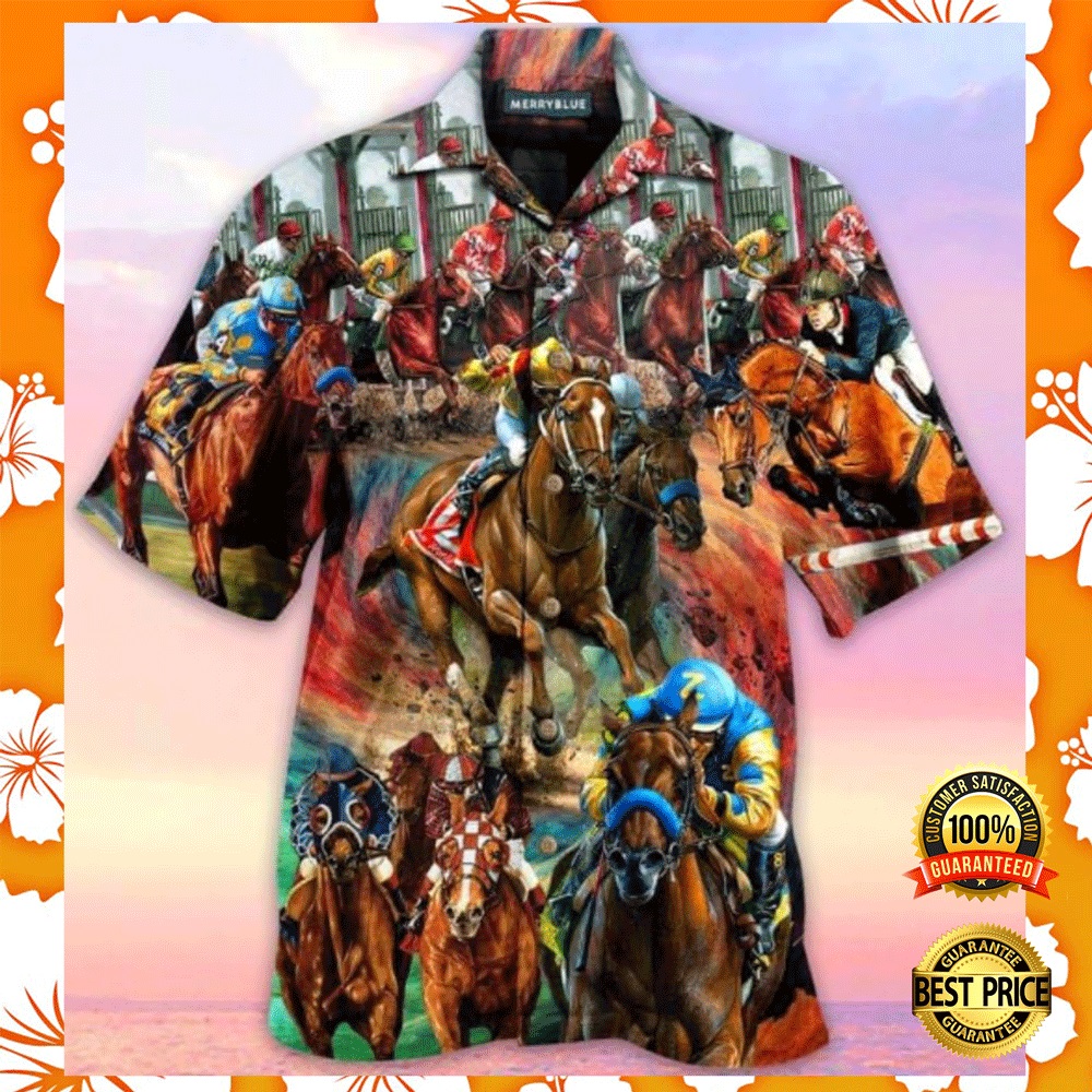 Horse Racing Hawaiian Shirt • LeeSilk Shop