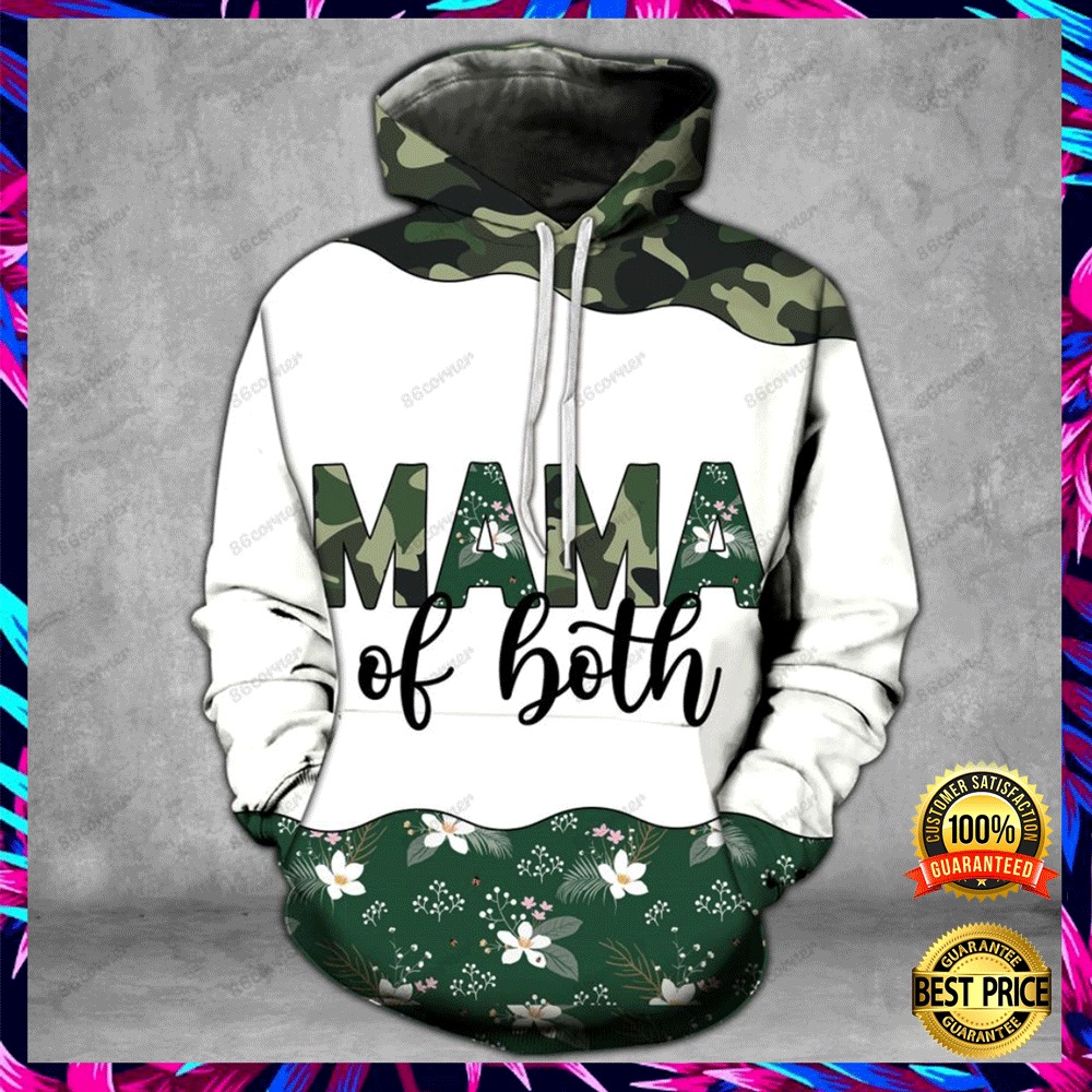 Mama of both camo all over printed 3D hoodie legging and tank top 2