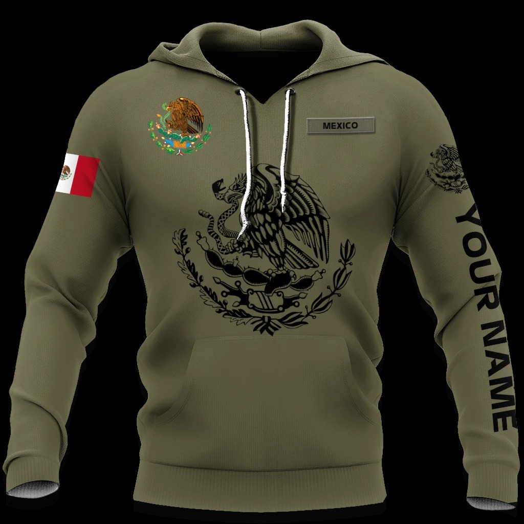 Eagle mexican customize all over printed hoodie and t-shirt – Hothot 220321