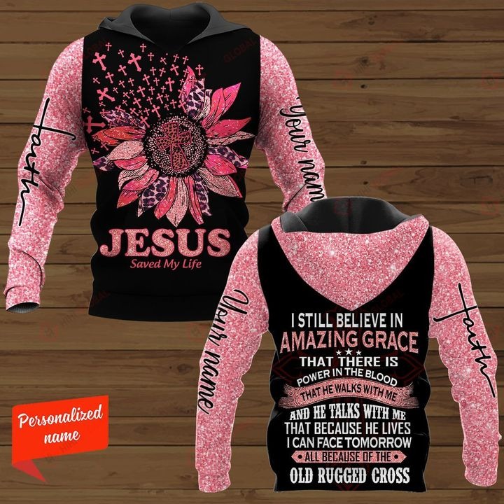 Personalized Jesus save my life 3D hoodie