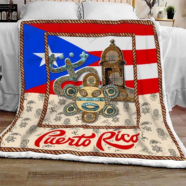 Puerto Rico Taino Symbols Bedding Set 3