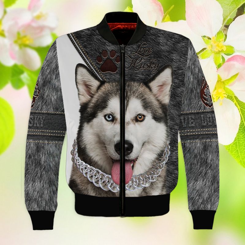 Love Husky 3d full print hoodie and shirts 6