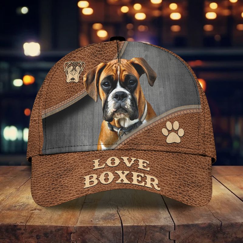 Love boxer classic cap hat