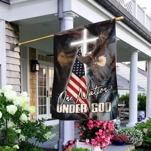 One nation under god America flag Picture 2
