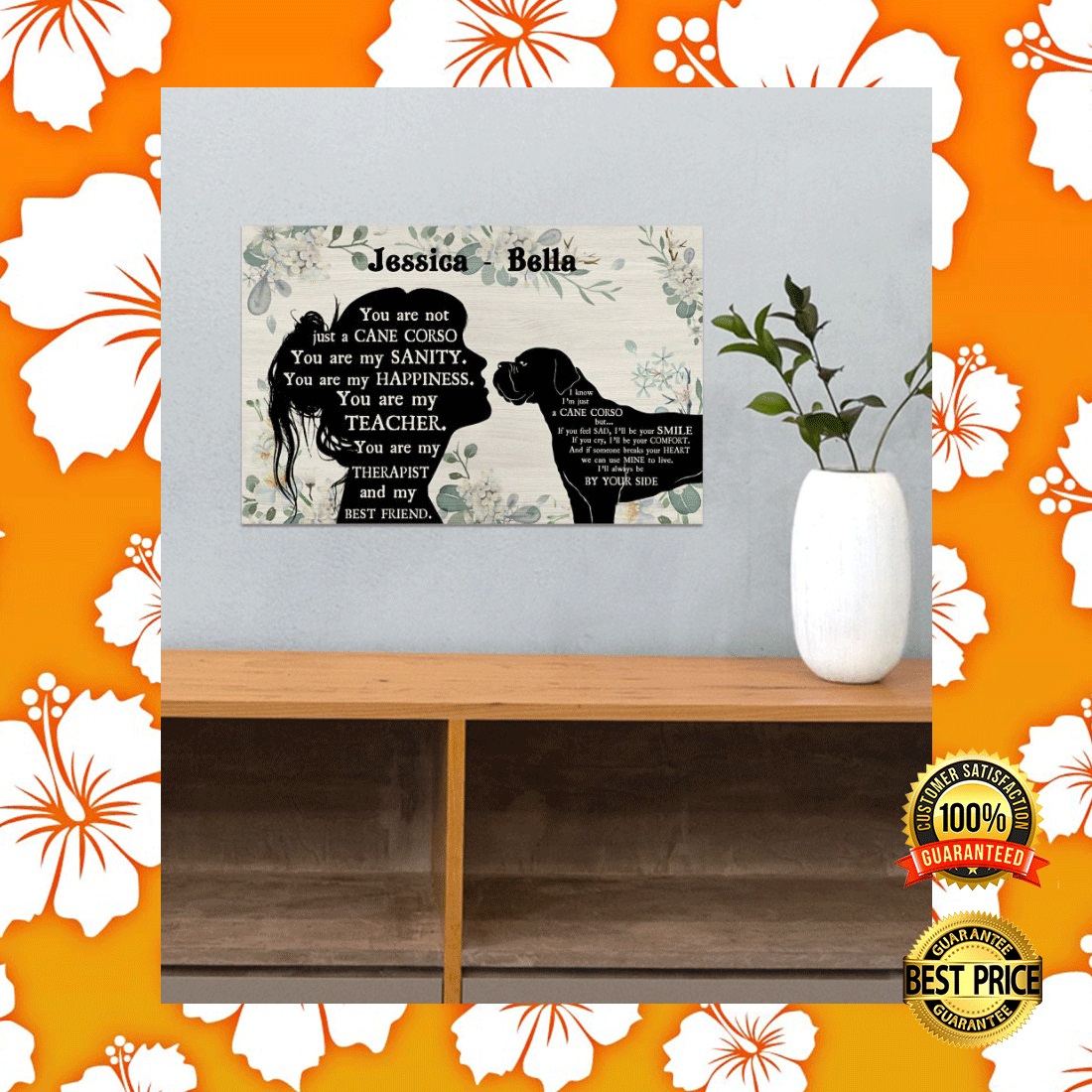 Personalized girl and Cane corse you are not just a Cane corse poster 2