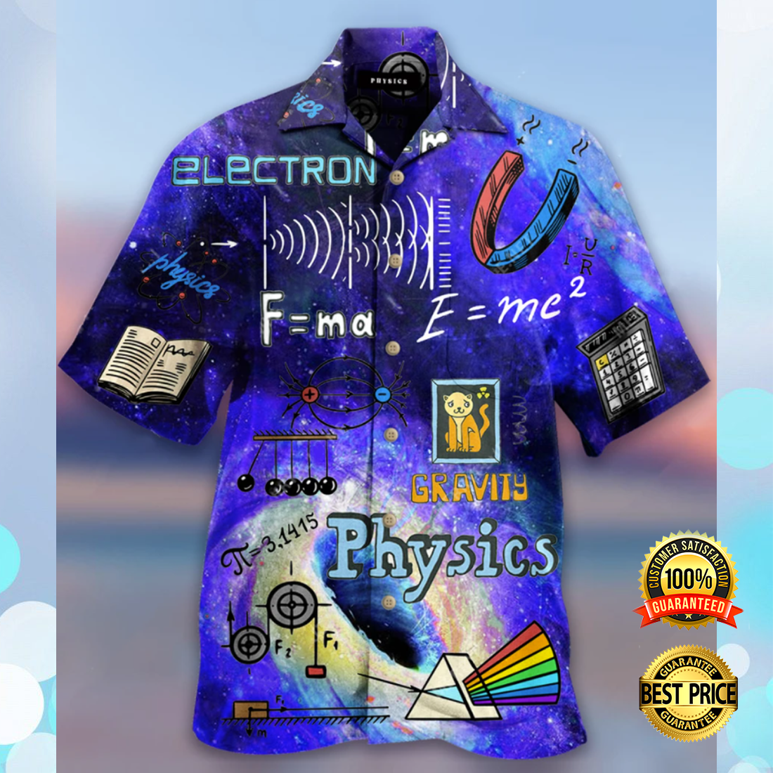 Physics hawaiian shirt 4