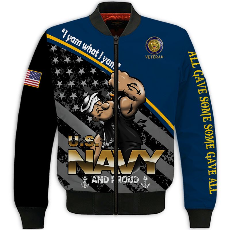 Popeye i yam what i yam US Navy Hawaiian shirt 7