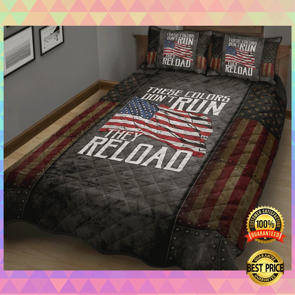 These colors dont run they reload bedding set2