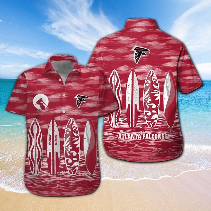 Atlanta Falcons HAWAIIAN  And Beach SHORT LIMITED-EDITION