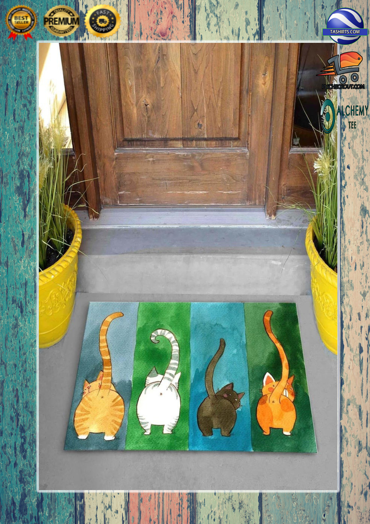 Big Ass Cats Welcome Doormat 2