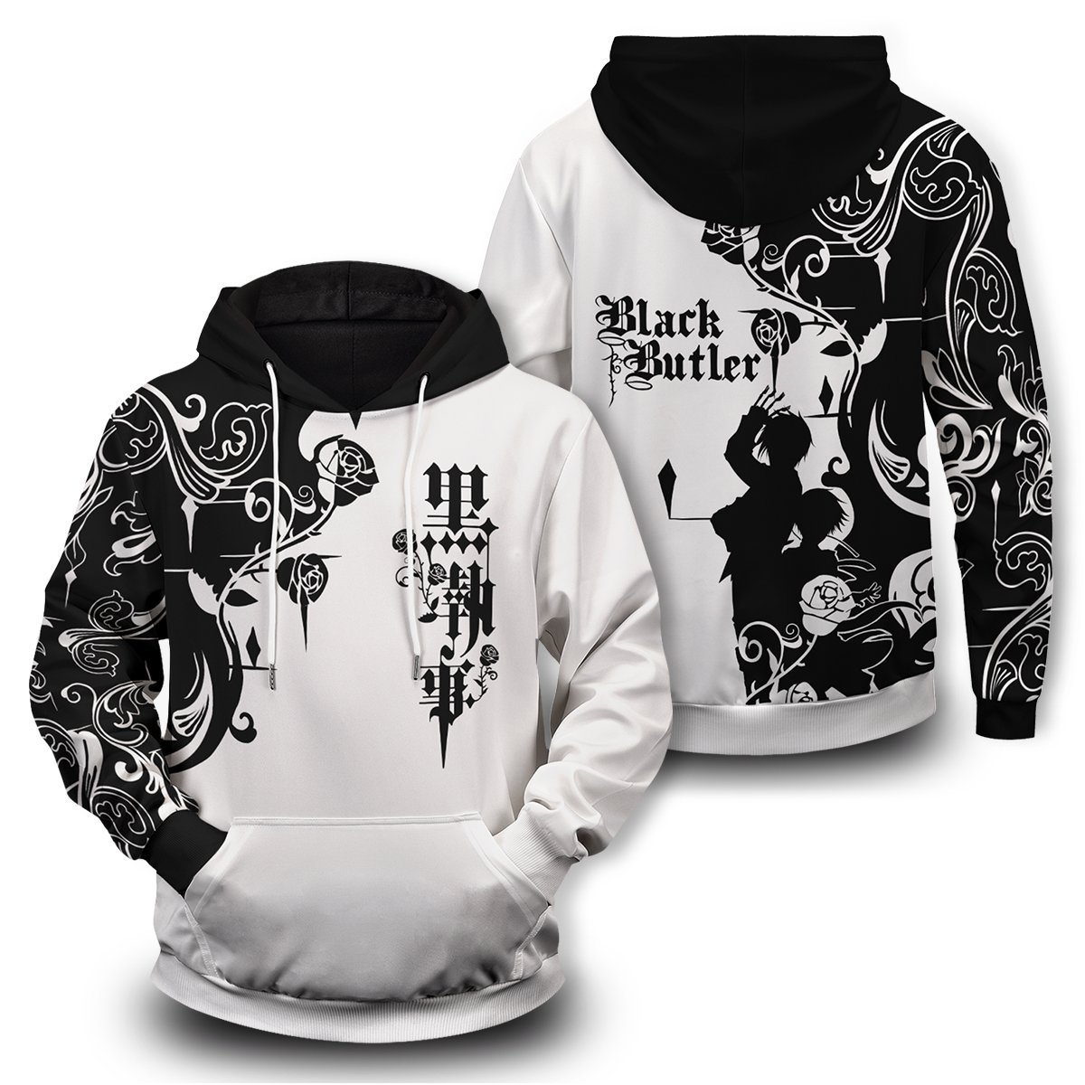Black butler unisex pullover hoodie – Teasearch3d 210521