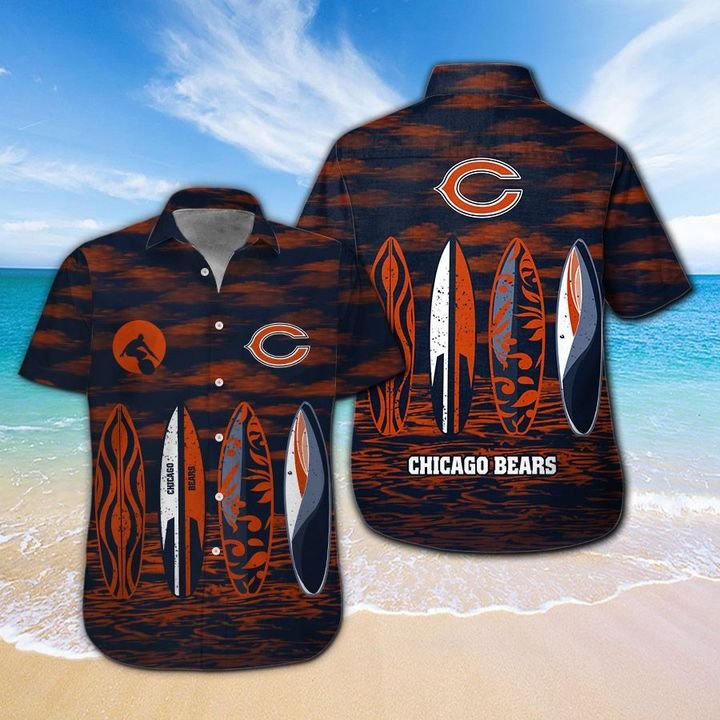 Chicago Bears HAWAIIAN And Beach SHORT