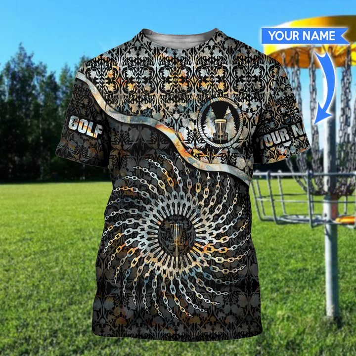Disc golf chain personalized 3d t shirt