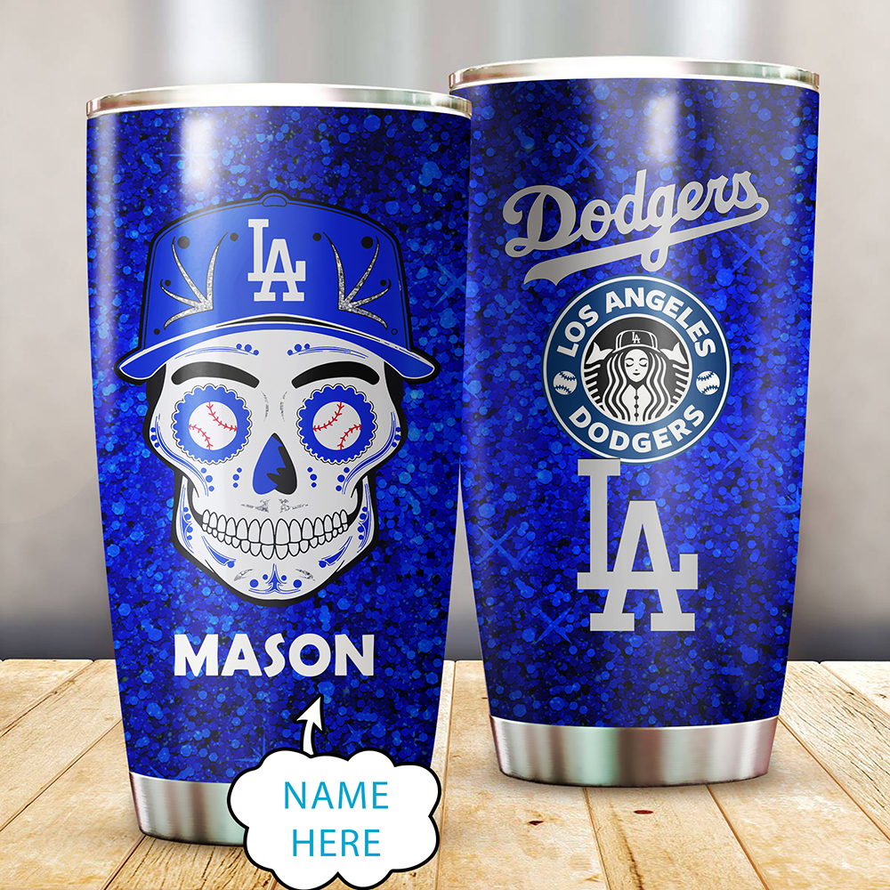 LA Dodgers Sugar Skull Tumbler Cup