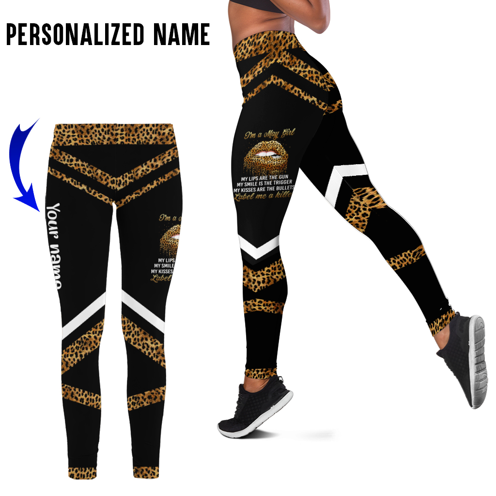 Personalized Black Queen Im A May Girl 3D Full Print Clothes 4