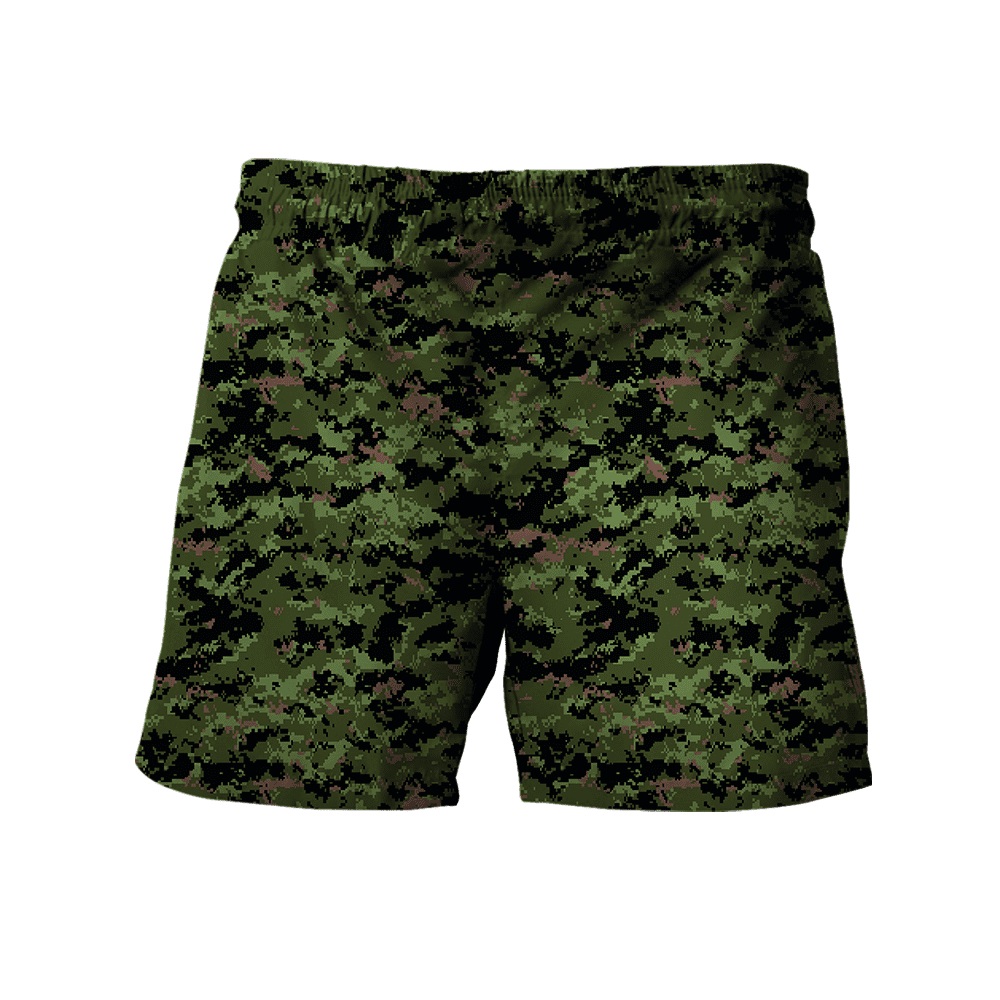 Personalized Mexican rooster camo 3d all over printed shorts