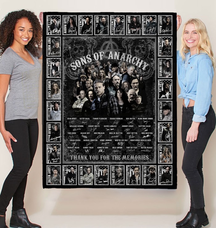 Sons of anarchy thank you for the memories blanket – LIMITED EDITION