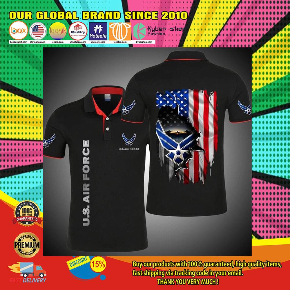 United States Air Force 3d Polo shirt1