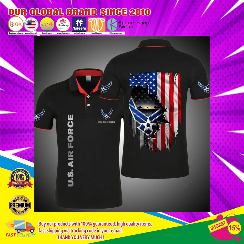 United States Air Force 3d Polo shirt3