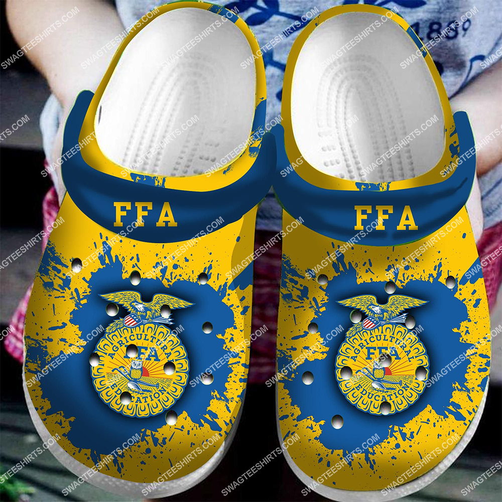 [special edition] agriculture ffa all over printed crocs crocband clog – maria