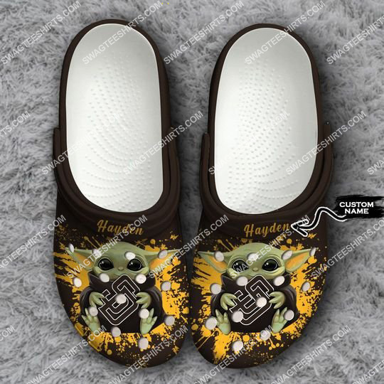 [special edition] custom baby yoda hold san diego padres all over printed crocs – maria