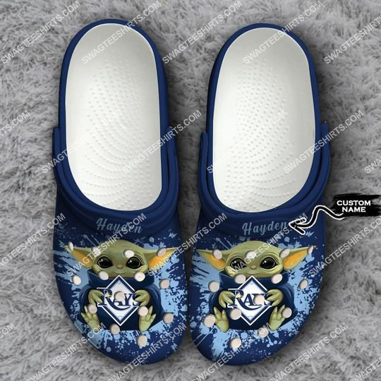 [special edition] custom baby yoda hold tampa bay rays all over printed crocs – maria