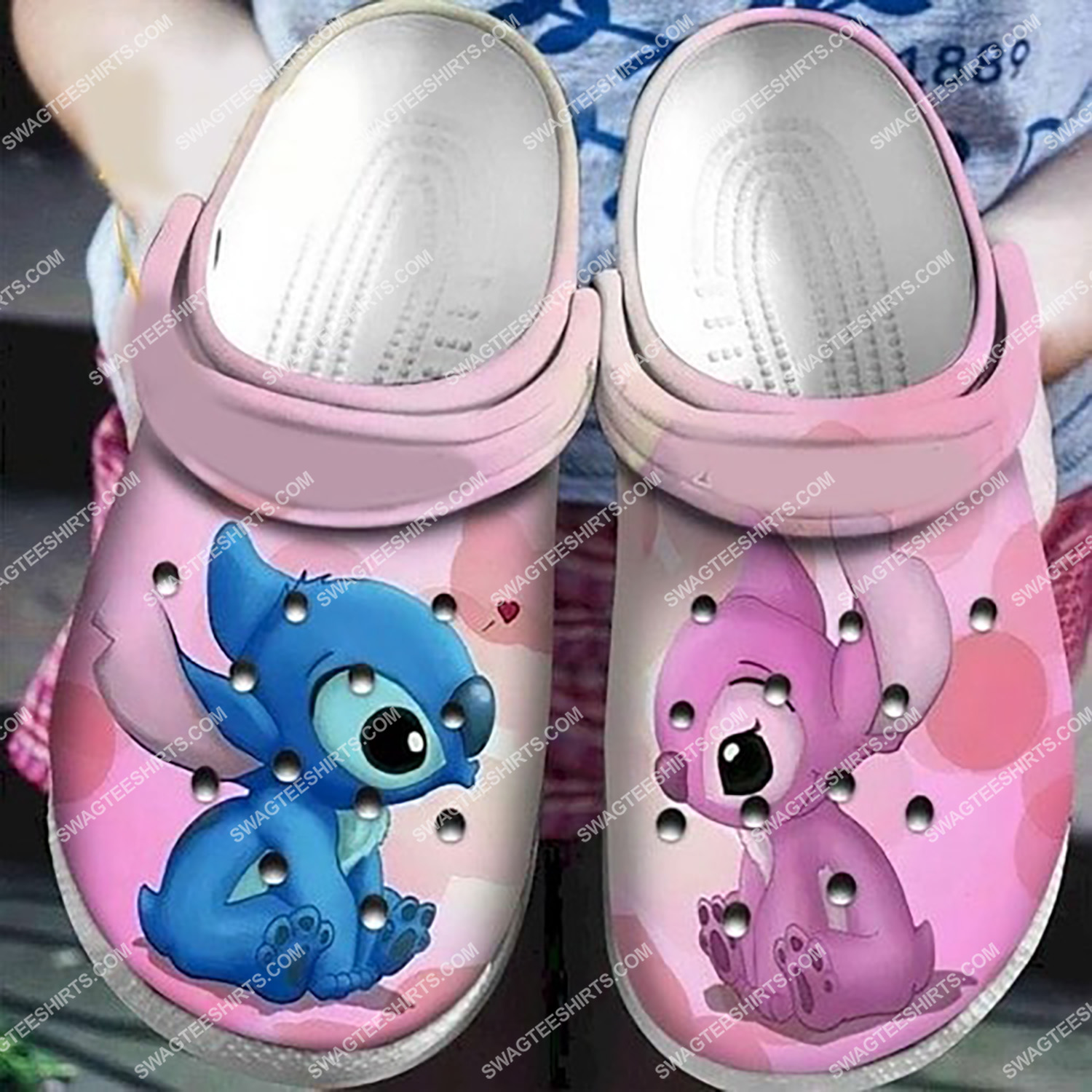 [special edition] lilo and stitch all over printed crocs – maria