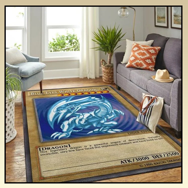 Yu Gi Oh Blue-eyes white dragon rug – LIMITED EDITION