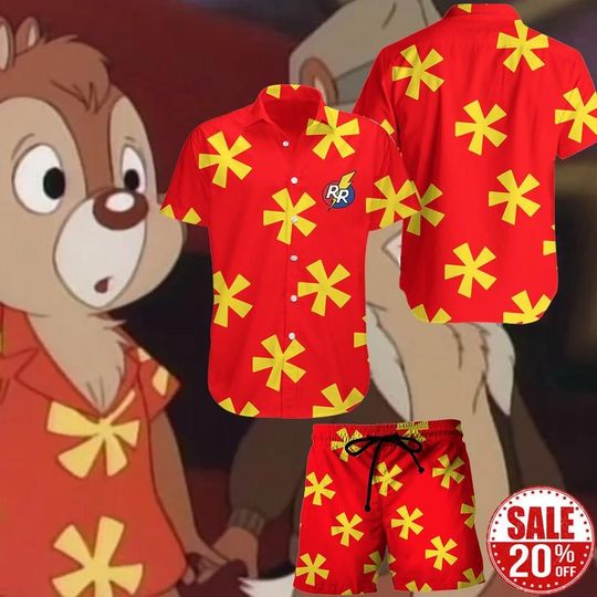 Chip and Dale Hawaiian Shirt and Short - LIMITED EDITION • LeeSilk Shop