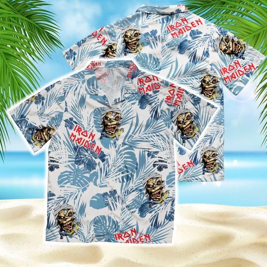 16 Iron maiden hawaiian shirt 3