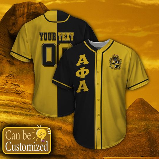 19 Alpha Phi Alpha Personalized Baseball Jersey shirt 1