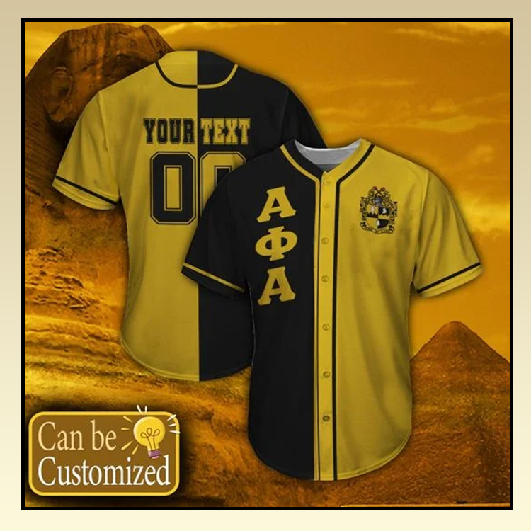 19 Alpha Phi Alpha Personalized Baseball Jersey shirt 3