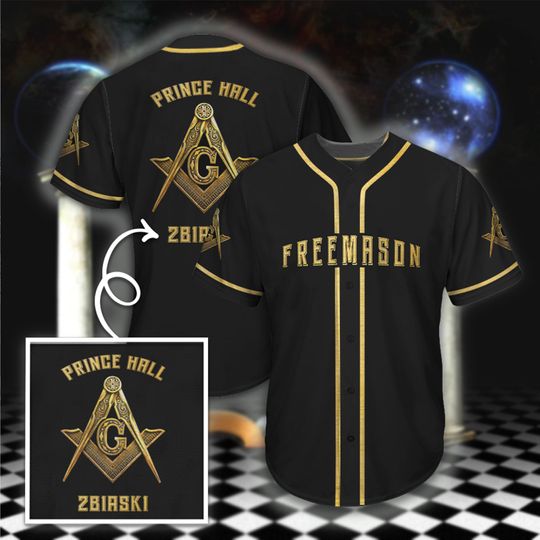 Prince Hall Free Mason Baseball Jersey shirt – LIMITED EDITION