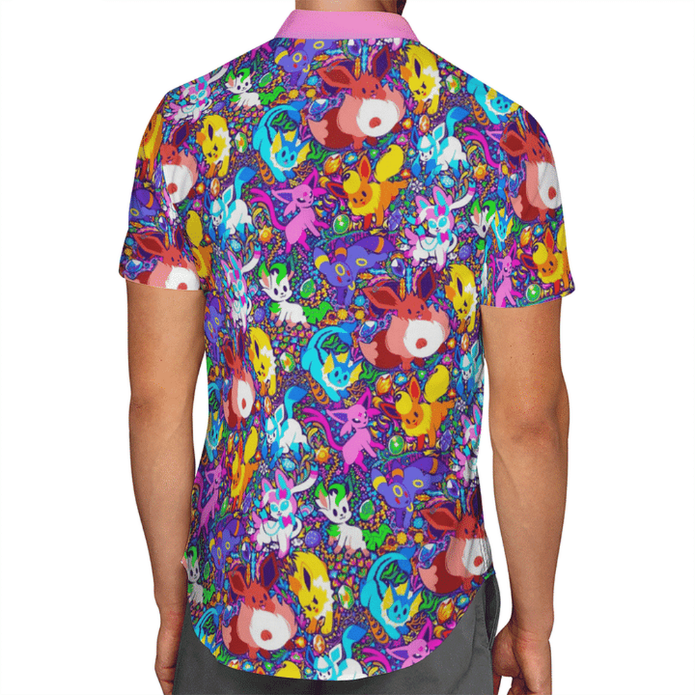 28 Pokemon eevee hawaiian shirt 2