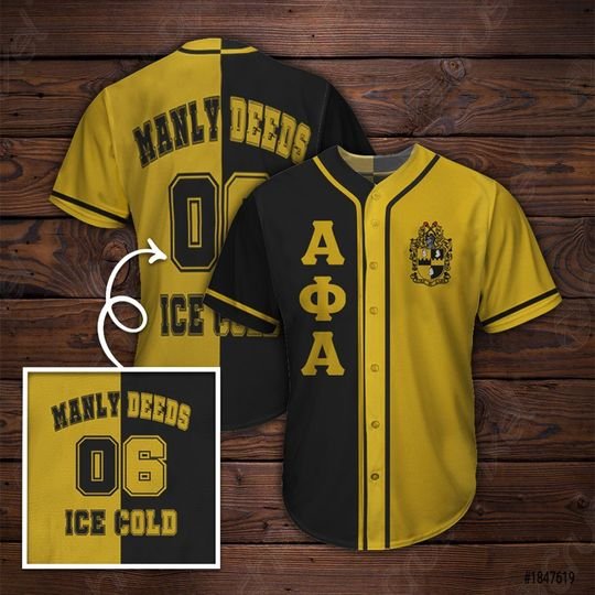 Alpha Phi Alpha Baseball Jersey shirt – LIMITED EDITION