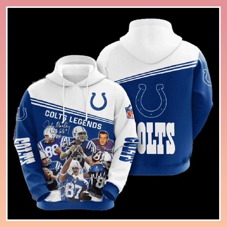 Indianapolis colts legends 3d over print hoodies