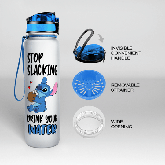 9 Stitch Stop Slacking Drink your water tracker bottle 2