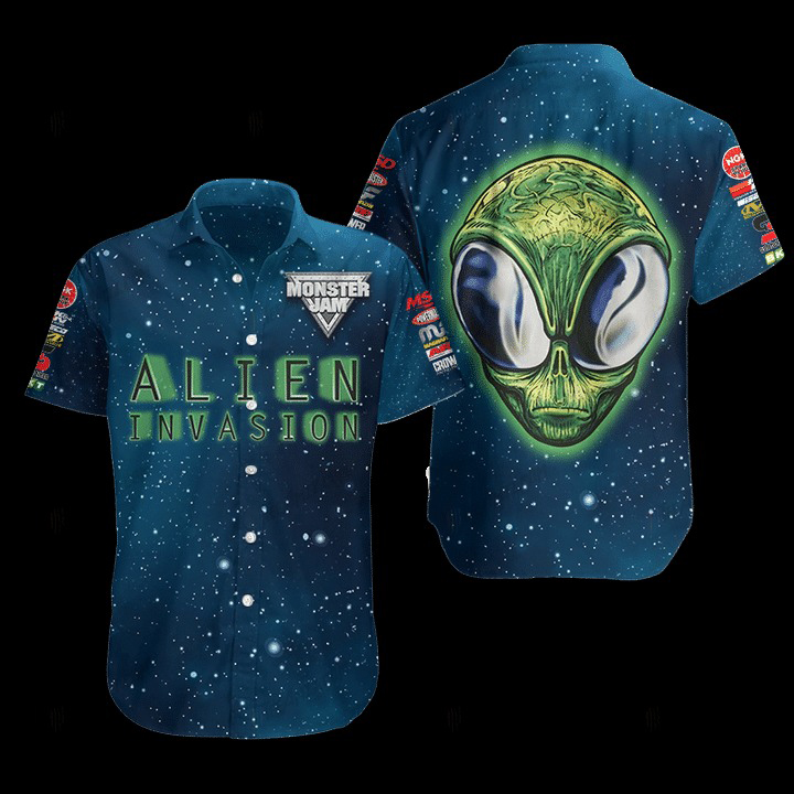 Alien Invasion Hawaiian Shirt