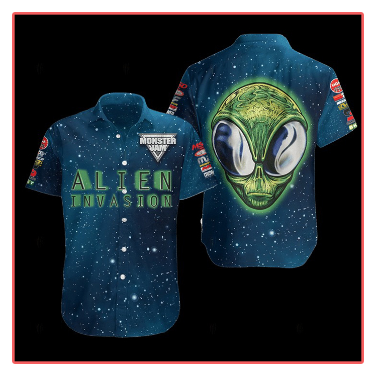 Alien Invasion Hawaiian Shirt1