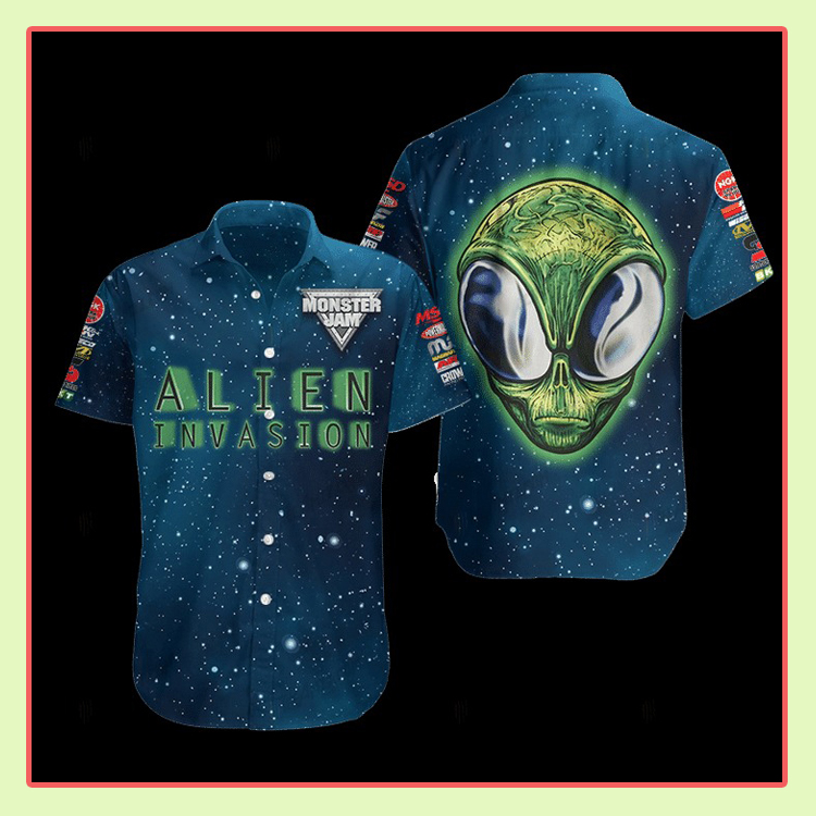 Alien Invasion Hawaiian Shirt2