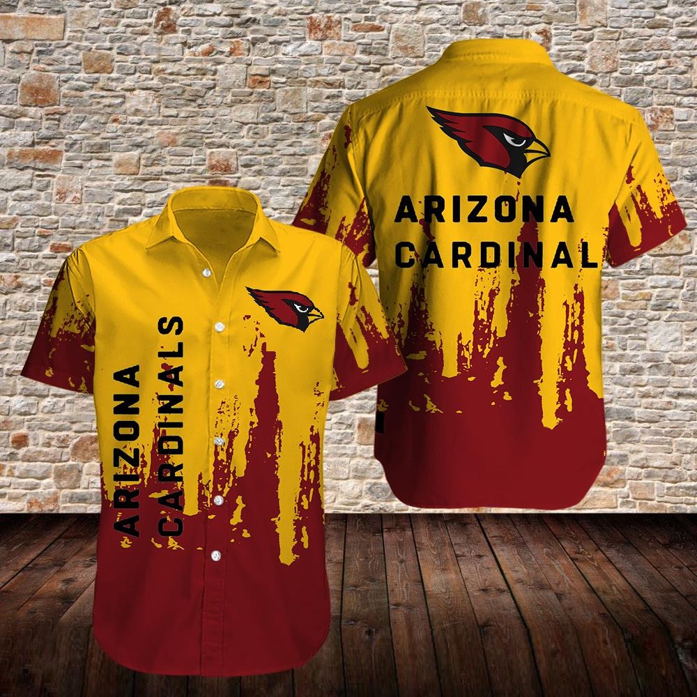 Arizona Cardinals Yellow And Red Hawaiian Shirt – Hothot 150621
