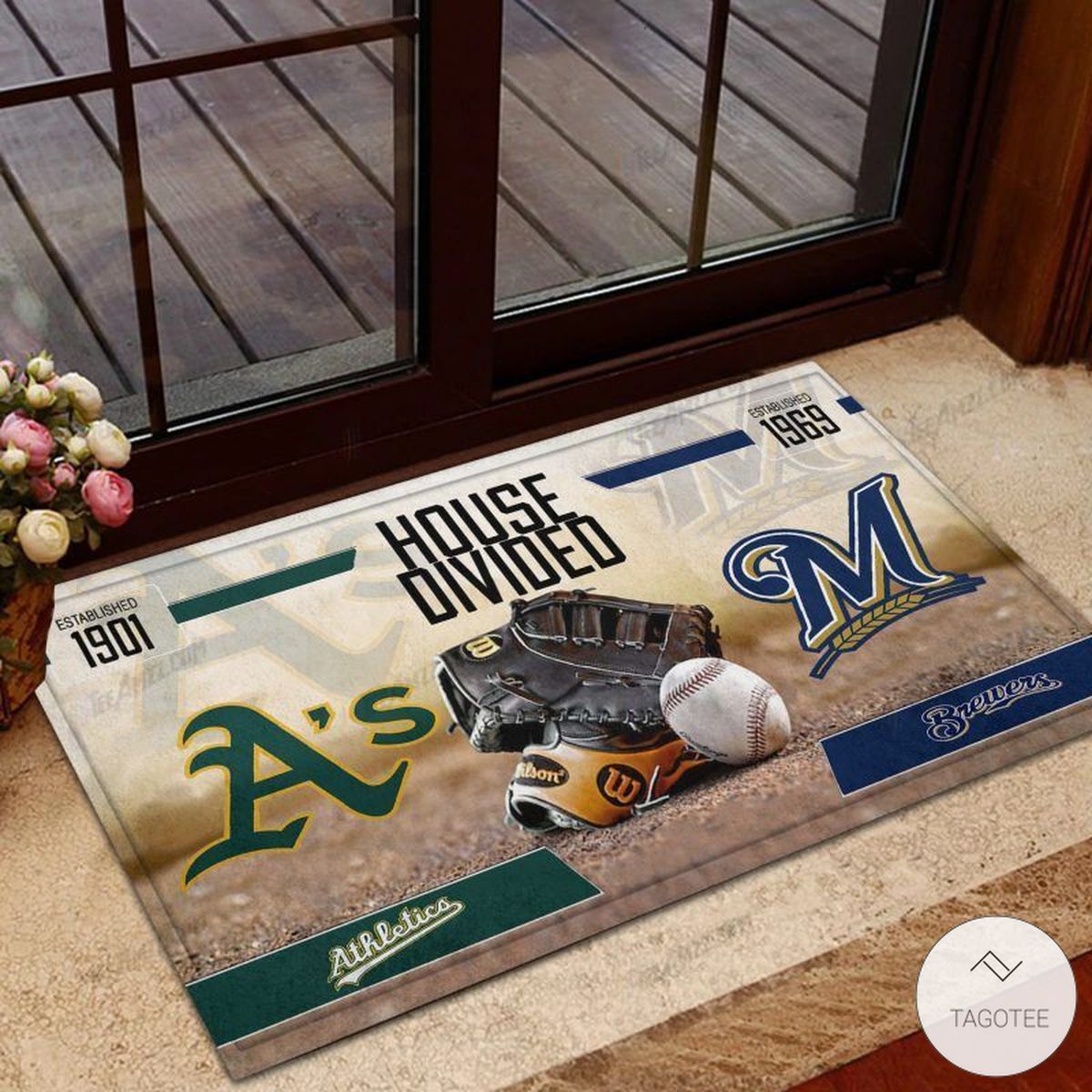 Athletics House Divided Brewers Doormat– TAGOTEE