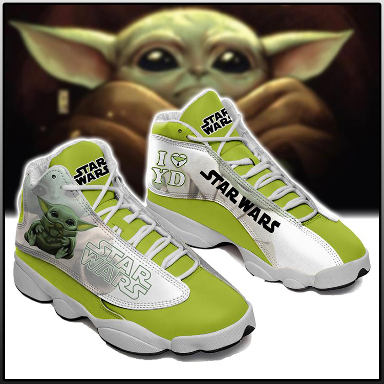 BABY YODA From STAR Wars Form AIR Jordan 13 Sneakers1