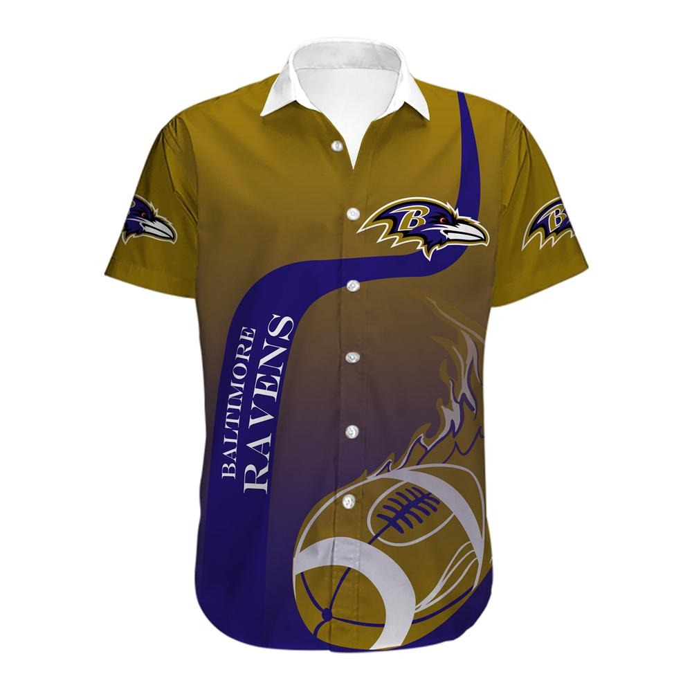 Baltimore Ravens Cool Hawaiian Shirt 1