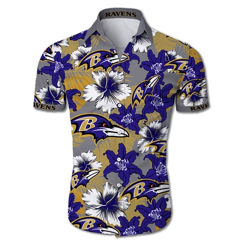 Baltimore Ravens NFL Floral Hawaiian Shirt – Hothot 160621