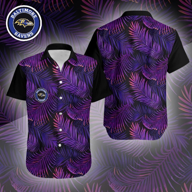 Baltimore Ravens NFL Hawaiian Shirt M5