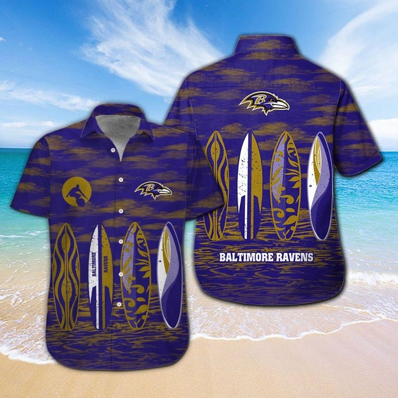 Baltimore Ravens NFL Hawaiian Shirt M6 – Hothot 160621