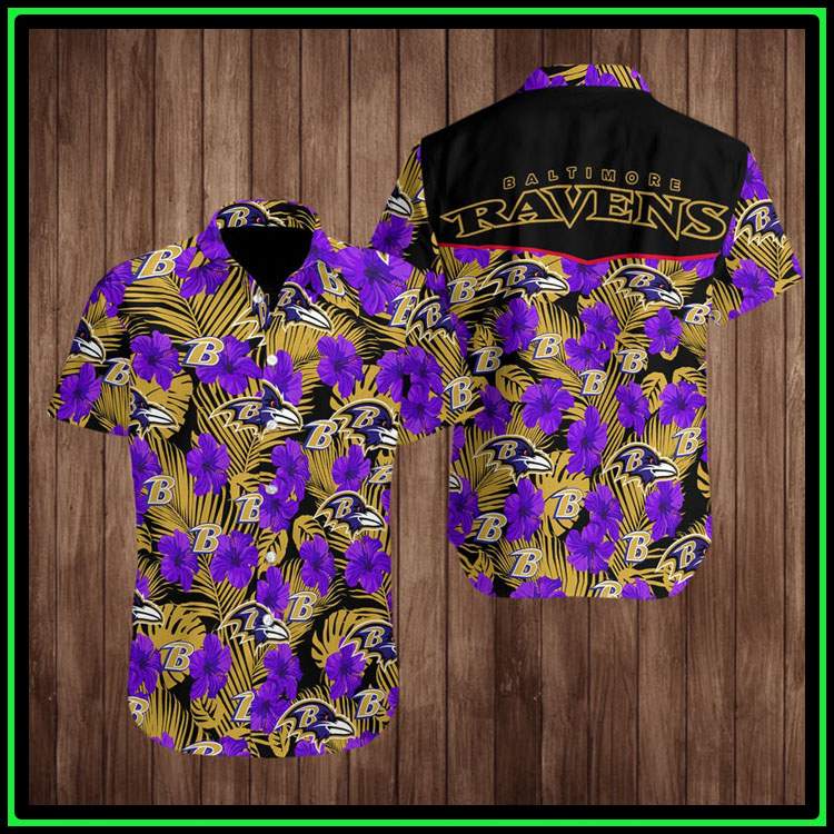 Baltimore ravens hawaiian shirt4