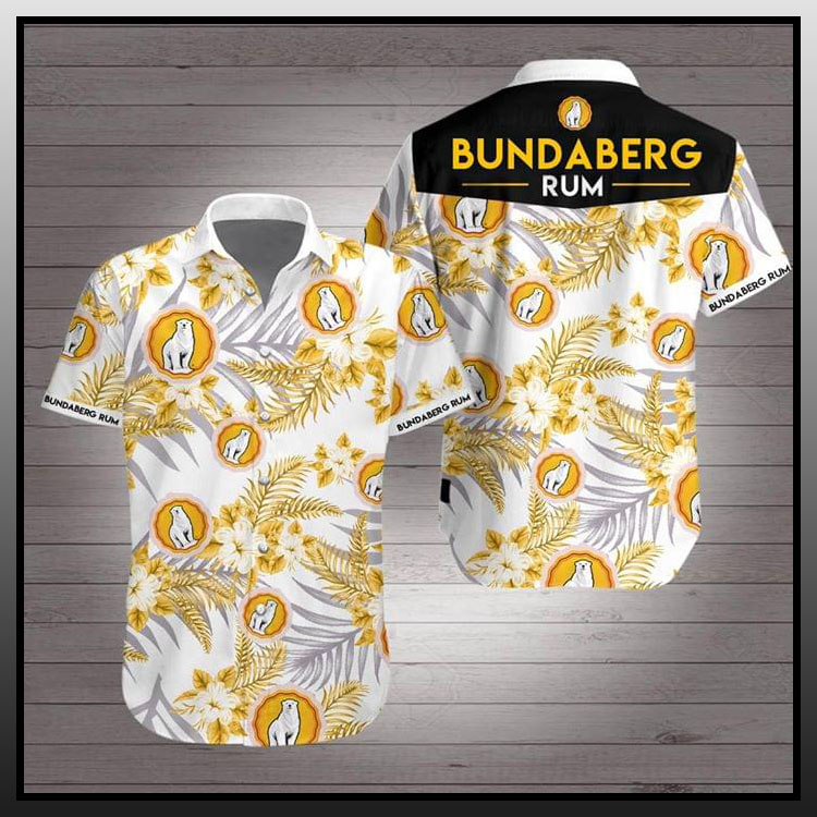 Bear Bundaberg rum hawaiian shirt1