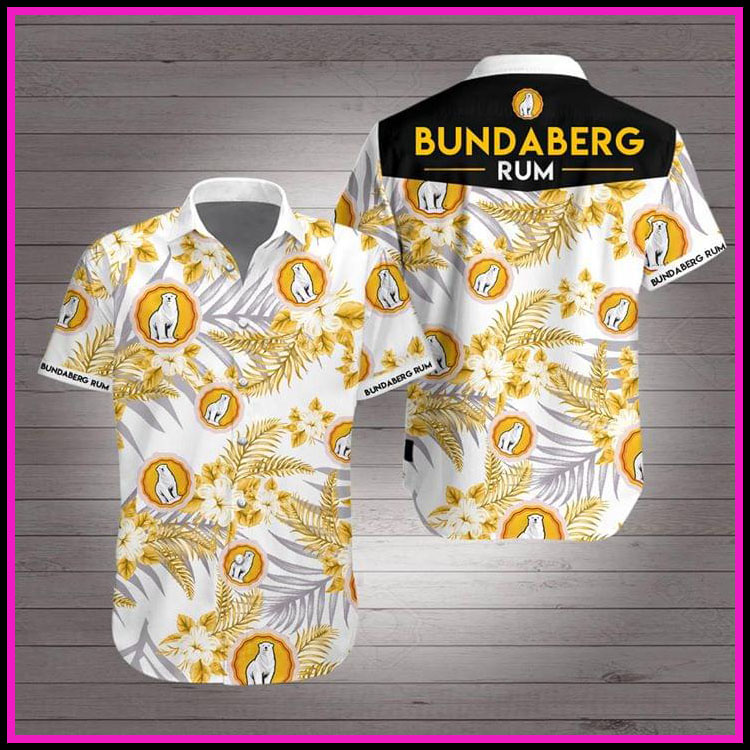 Bear Bundaberg rum hawaiian shirt2